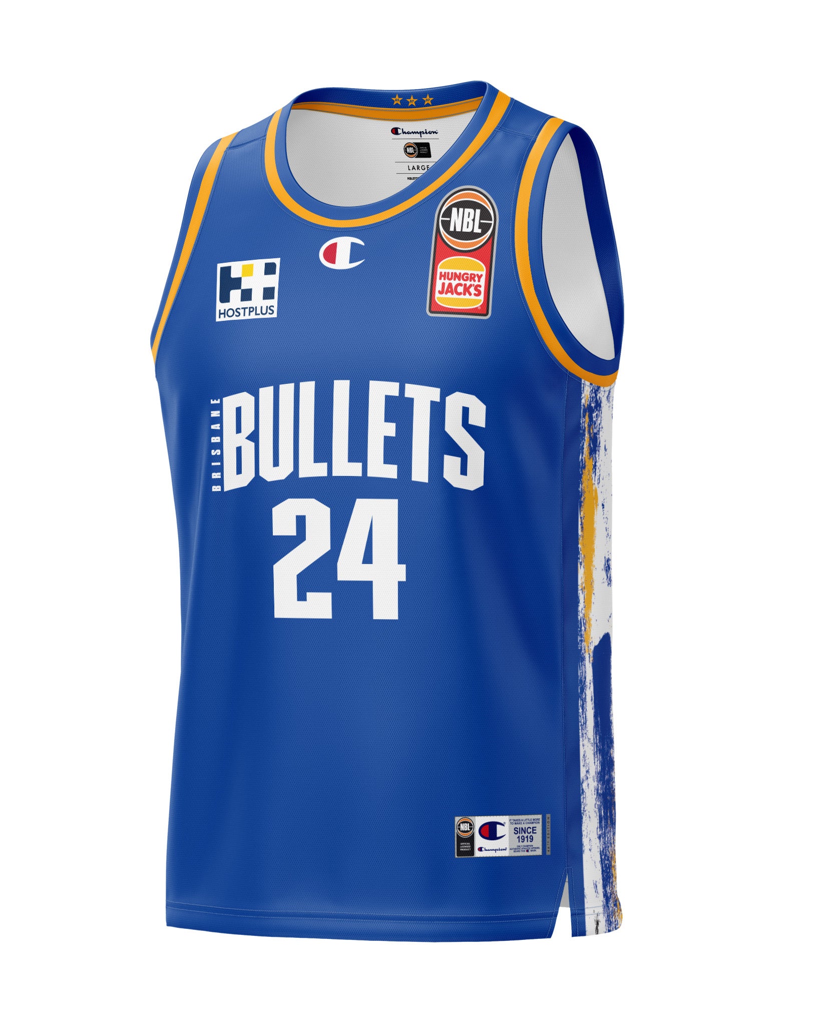Brisbane Bullets 23/24 Home Jersey Tyrell Harrison Bullets Store